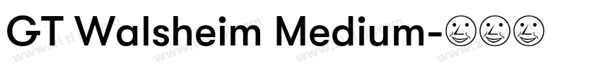 GT Walsheim Medium字体转换